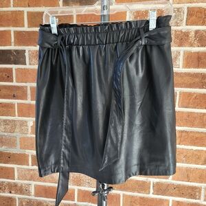 Medium Dynamite Womens Leather Skirt